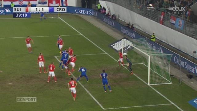 Suisse - Croatie (1-1): égalisation sur corner pour les Croates par Olic seul aux 5 mètres