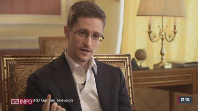 Edward Snowden réapparaît à la télévision allemande