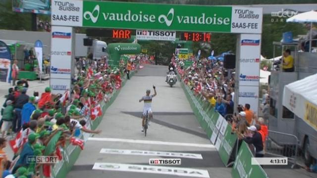 9e étape, Martigny-Saas Fee: victoire de Rui Costa qui remporte également le Tour de Suisse pour une 3e fois consecutive