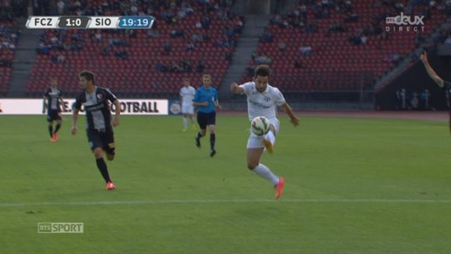 (8e j) FC Zurich - FC Sion (1:0). Ouverture du score par Davide Chiumiento pour le FCZ