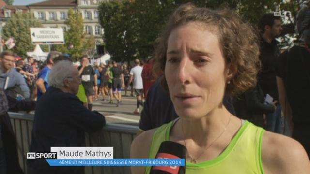 Athlétisme - Morat-Fribourg: les impressions de Maude Mathys, 4ème et meilleure suissesse