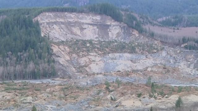 Pan de montagne disparu dans le glissement de terrain d'Oso (USA)