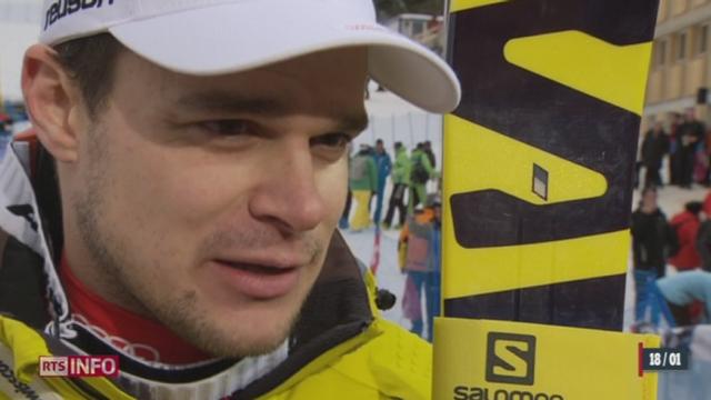 Coupe du monde de ski - Descente de Wengen: interview du vainqueur Patrick Küng