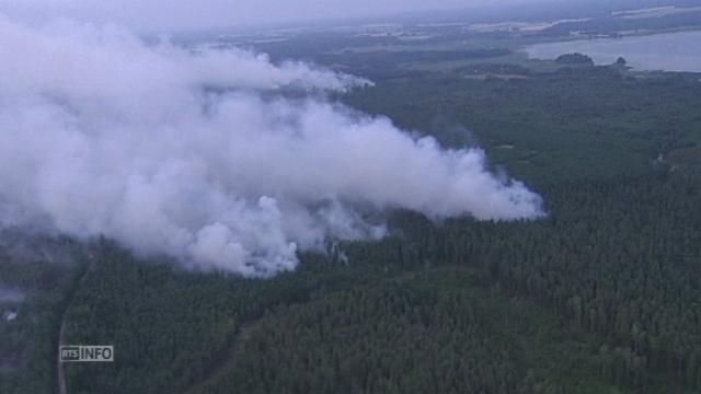 Les pires feux de forêts de la Suède moderne