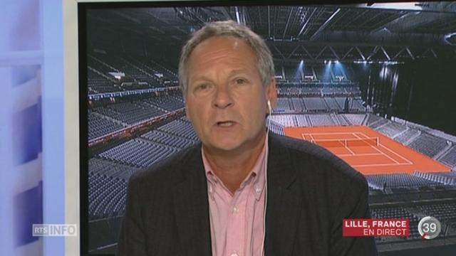 Tennis- Coupe Davis: le point avec Pierre-Alain Dupuis à Lille