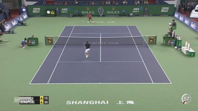 Tennis- Masters de Shanghai: Roger Federer s'est qualifié pour la demi-finale en battant le Français Julien Benneteau