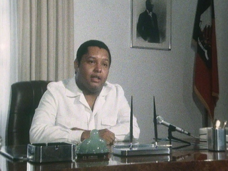 En 1981, Jean-Claude Duvalier, président à vie d'Haïti. [RTS]