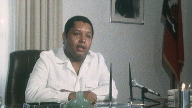 En 1981, Jean-Claude Duvalier, président à vie d'Haïti. [RTS]