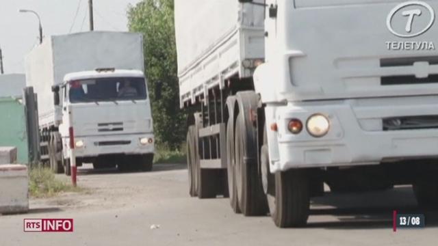Près de 300 camions partis de Russie arrivent en Ukraine