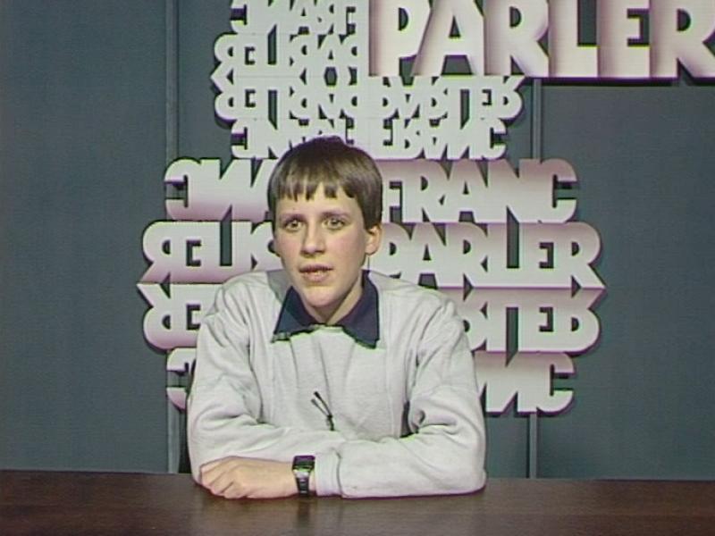 Julien Perrot en 1987. [RTS]