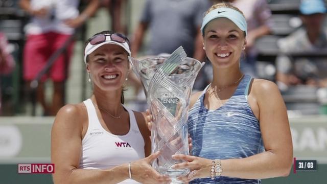 Tennis - Miami: Martina Hingis a conquis le 82e titre de sa carrière