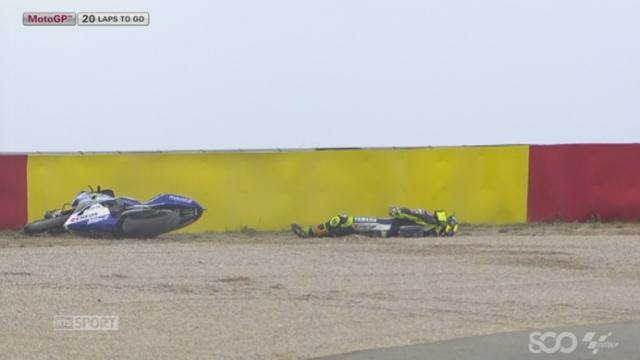 Moto GP: Rossi part également à la faute sur la surface humide