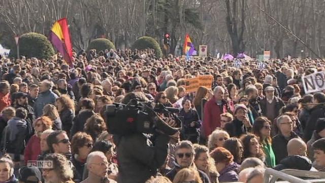 Manifestation pour le droit à l'avortement en Espagne