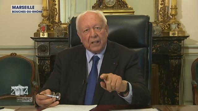 La réaction de Jean-Claude Gaudin réélu à Marseille