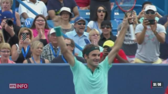 Tennis: Roger Federer, magistral, remporte le tournoi de Cincinnati