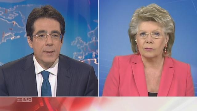 Viviane Reding: "L'Europe ne touchera pas à la libre circulation des personnes"