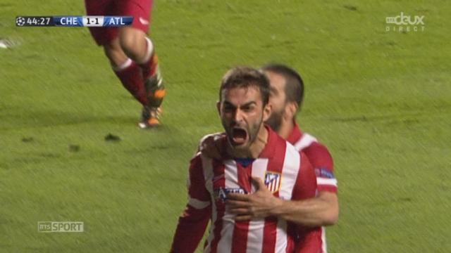 1-2, (retour), Chelsea FC - Atlético Madrid (1-1): superbe mouvement collectif de l'Atlético conclu par Adrian Lopez qui égalise