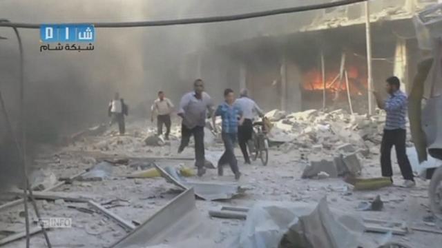 Douma, en Syrie, ravagée par des raids du régime
