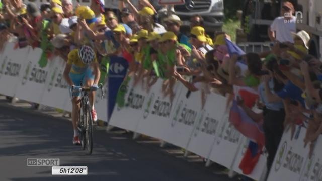 13e étape, St-Etienne-Chamrousse: Nouveau succès d'étape pour Vincenzo Nibali, qui conforte son maillot jaune