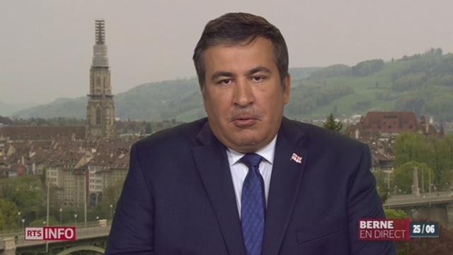 Conflit entre la Russie et la Géorgie: entretien avec Mikheil Saakachvili, ancien président géorgien