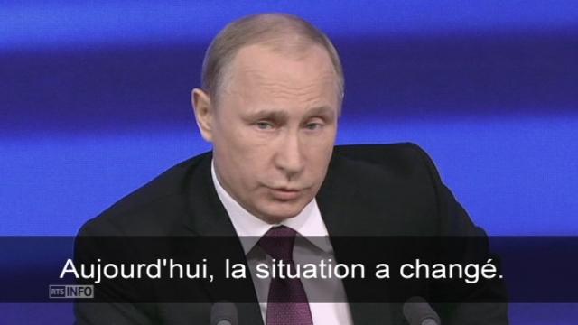 Vladimir Poutine se veut optimiste sur la crise économique russe