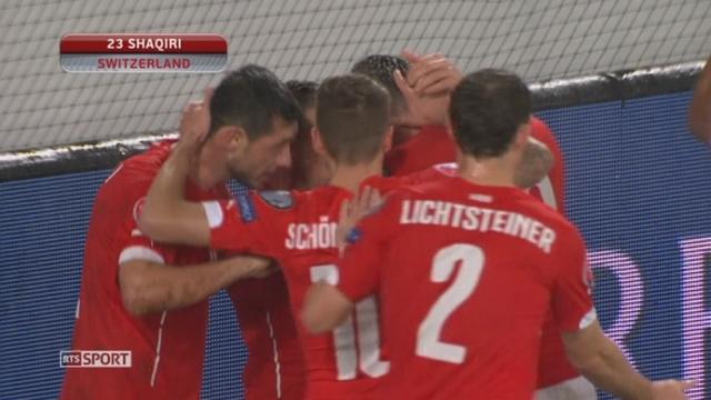 Groupe E, Suisse - Lituanie (4-0): Shaqiri porte le score à 4-0 d'une somptueuse "Madjer"