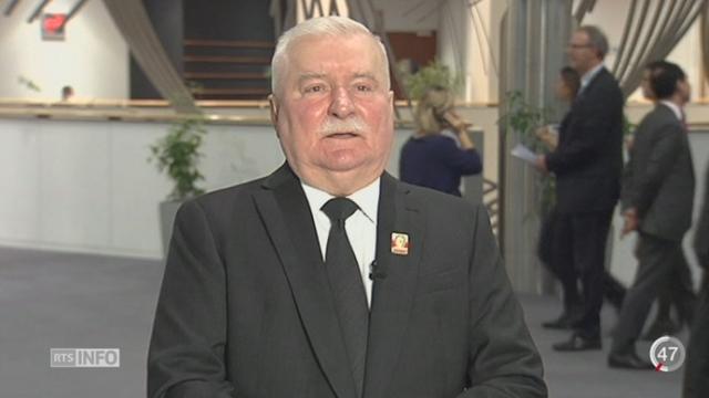 Lech Wałęsa condamne fortement la politique russe