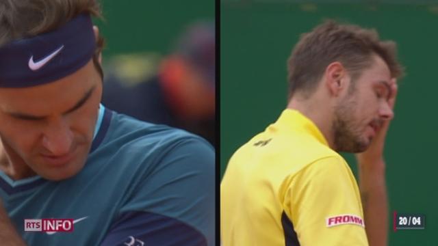 Tennis - Tournoi de Monte-Carlo: Wawrinka et Federer se préparent à jouer la finale