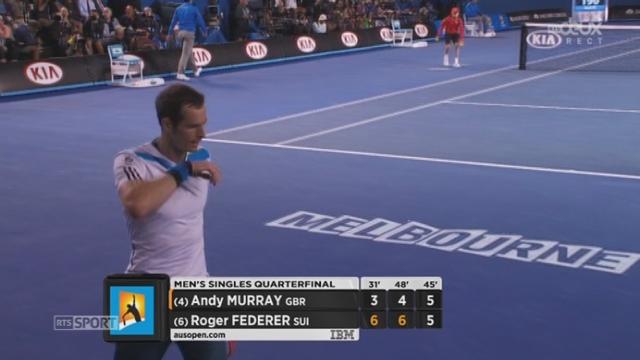 Federer – Murray (6-2, 6-4, 5-5): premier break de Murray