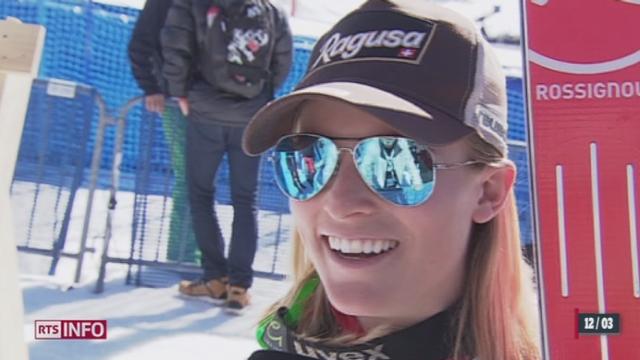 Coupe du monde de ski: Lara Gut et Fränzi Aufdenblatten offrent à la Suisse un bouquet final