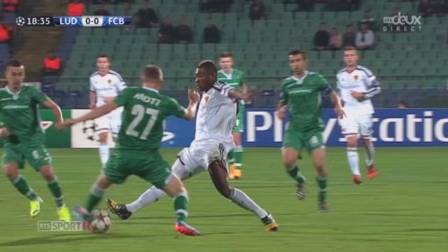 (3e j) Ludogorets Razgrad (BUL) - FC Bâle. L'expulsion de Serey Die (FCB) après 19 minutes