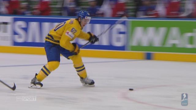Petite finale, Suède - Rép. Tchèque (3-0): Backlund marque sur un assist de Gustavsson