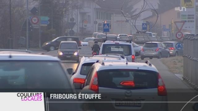 La surcharge de traffic pose problème à Fribourg