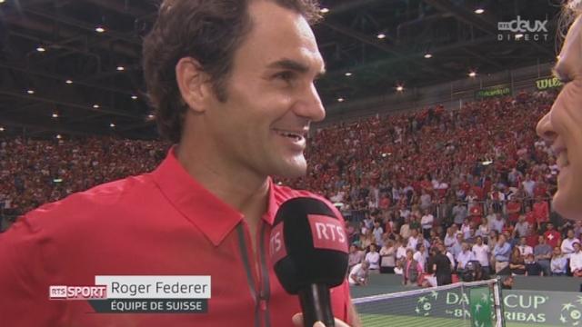 1-2 finale, Federer-Bolleli (7-6, 6-4, 6-4): interview de Roger Federer