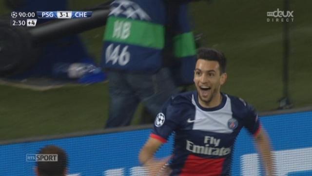 1-4 (aller), Paris Saint Germain - Chelsea (3-1): à quelques secondes de la fin du match Pastore marque un ultime goal