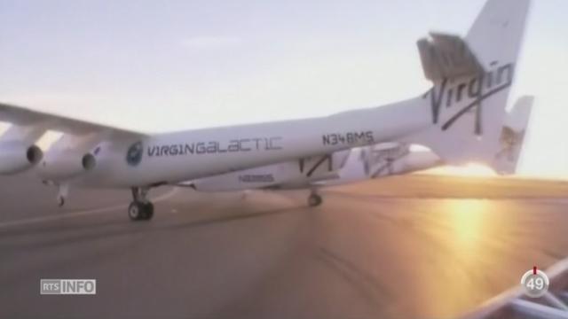 Le vaisseau spatial de Virgin Galagtic s'est écrasé dans le désert californien