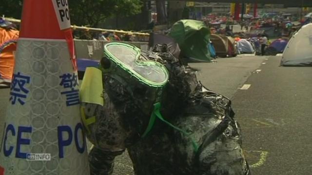 Un mois de protestation à Hong Kong