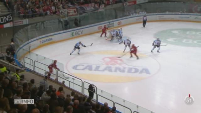 Hockey - LNA (10e j.): les Fribourgeois s'inclinent une nouvelle fois à Lausanne (3-5)
