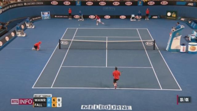 Tennis: Stanislas Wawrinka s'est qualifié pour le 3ème tour de l'Open d'Australie