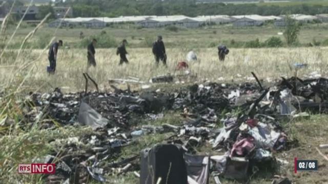Ukraine: les enquêteurs de l'OSCE ont pu se rendre hier sur les lieux du crash de l'avion MH17