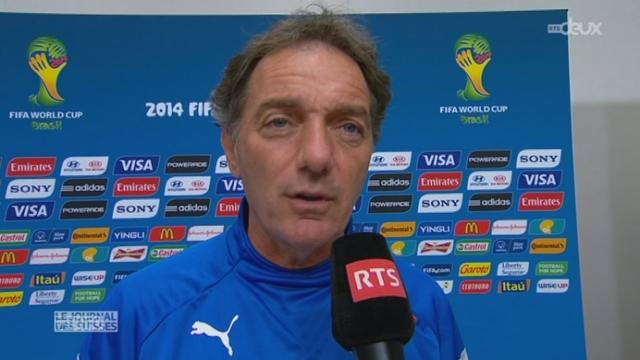 Interview Réaction de Michel Pont après le match Suisse - Argentine