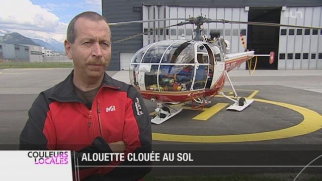 L'appareil emblématique d'Air Glacier, l'Alouette 3, ne volera plus à partir du 18 juin prochain