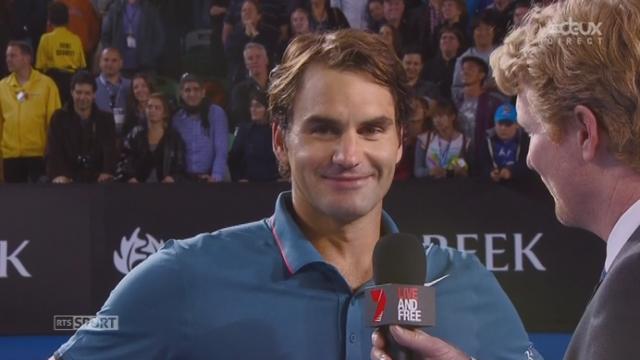 Federer – Murray (6-2, 6-4, 6-7, 6-3): interview de fin de match