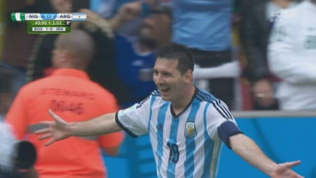 Groupe F, NGR-ARG (1-2): avec un coup franc imparable dans la lucarne, Messi réalise le doublé