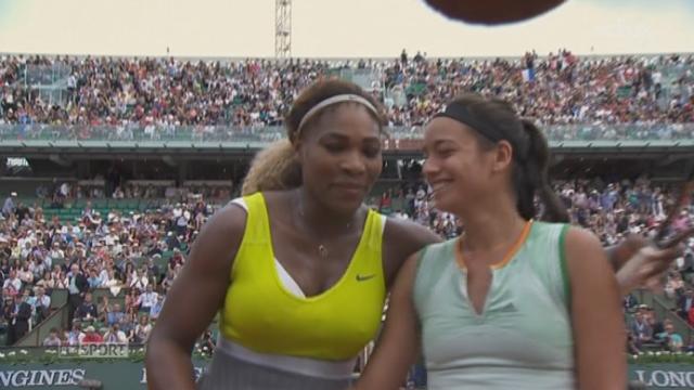 1er tour, S.Williams - Lim (6-2,6-1): Serena Williams s'impose sans emcombre