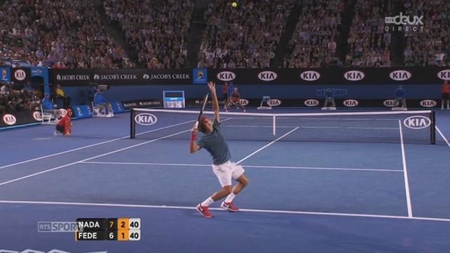 Federer - Nadal (6-7, 2-2): jeu de justesse pour le Suisse