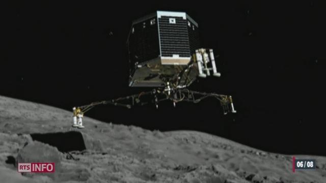 La sonde européenne Rosetta approche d'une comète à 400 millions de kilomètres de la Terre