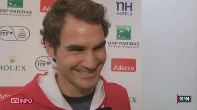 Tennis - Coupe Davis: Federer et Wawrinka en demi-finale