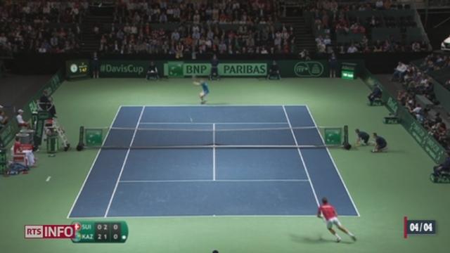 Tennis - Coupe Davis: Stanislas Wawrinka s'est incliné en quatre sets contre Andrey Golubev