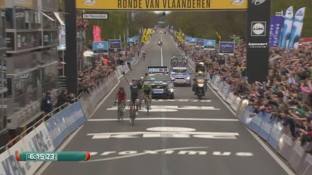 Cyclisme: Fabian Cancellara remporte le Tour des Flandres